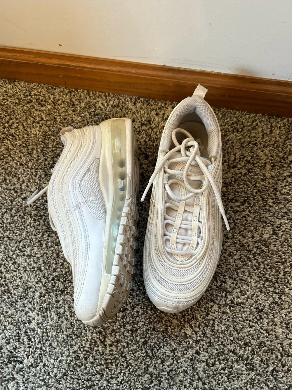 Nike Neutral-Tone Air Max 97 Sneakers in Off-White